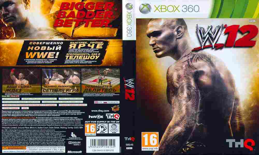 Игра W12, Xbox 360, 176-70, Баград.рф