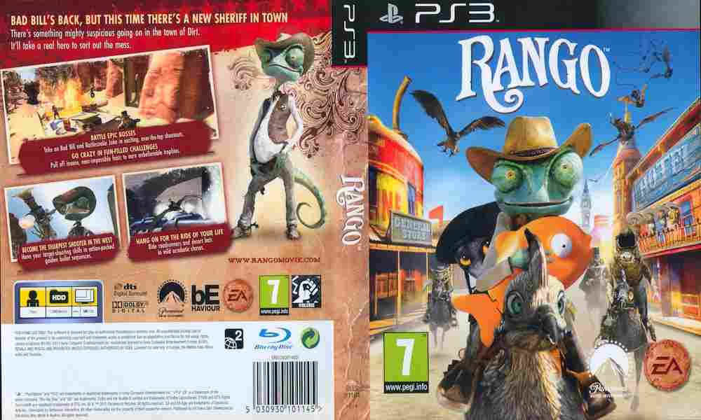 Игра RANGO, Sony PS3, 173-101, Баград.рф